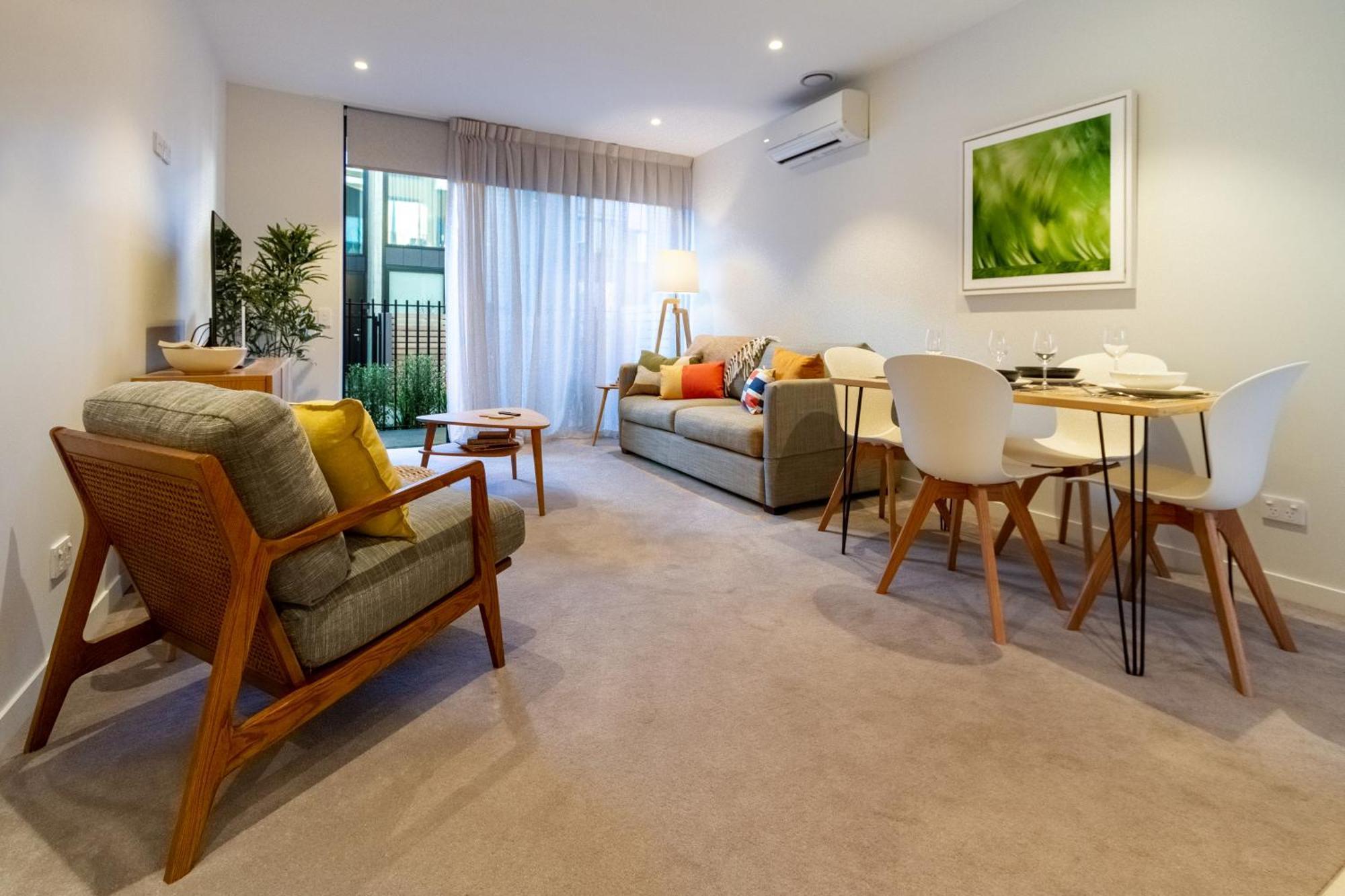 Latimer Square 1 Bed 1 Bath - Single Level Christchurch Eksteriør billede
